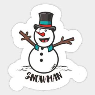 raymond briggs the snowman Sticker